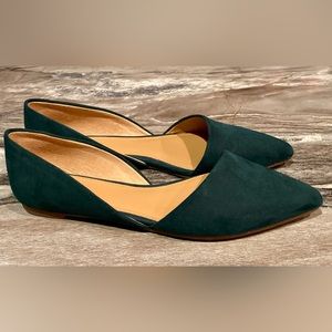 J.Crew flats - forest green